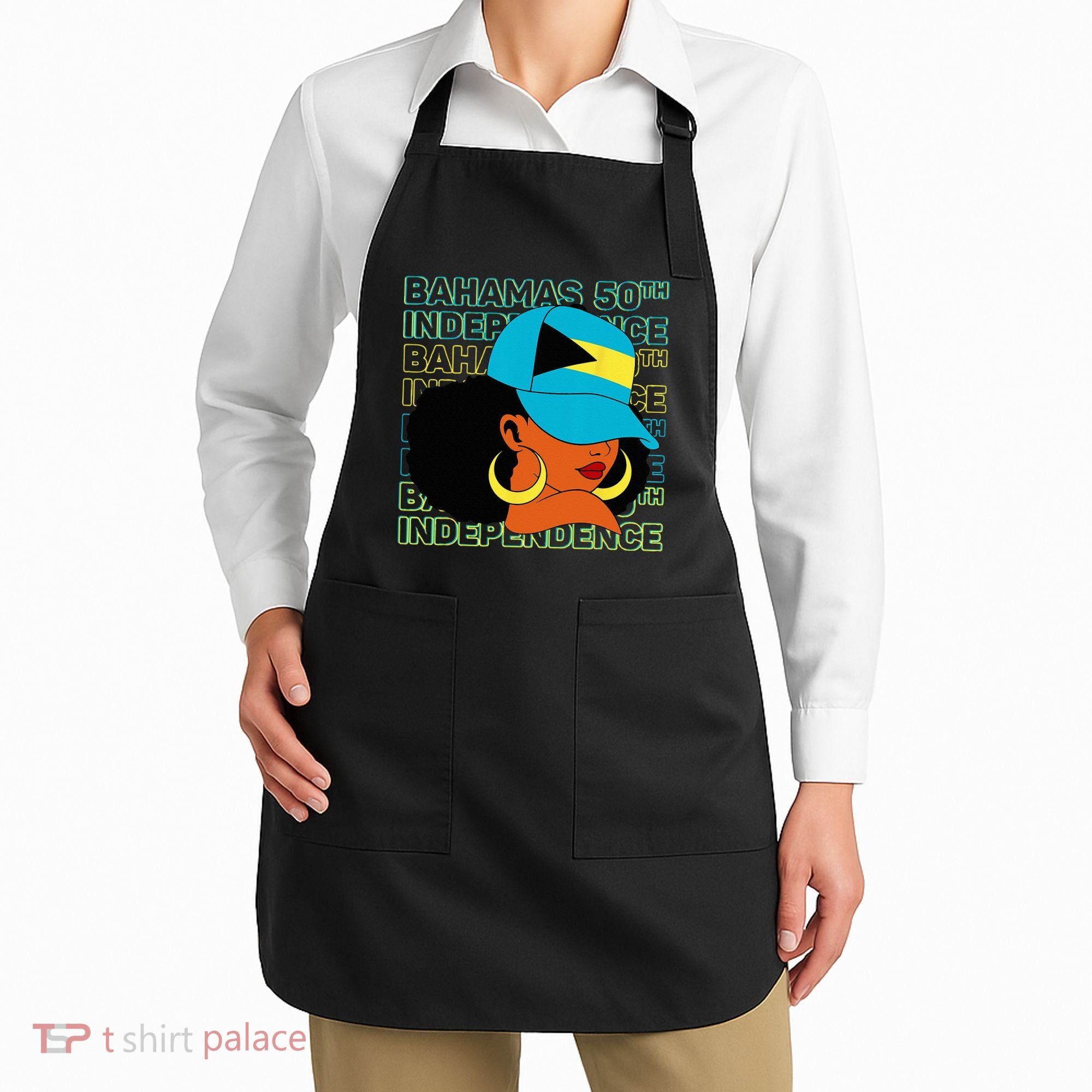 Bahamas 50th Independence Day Bahamian Bahamas Flag Apron