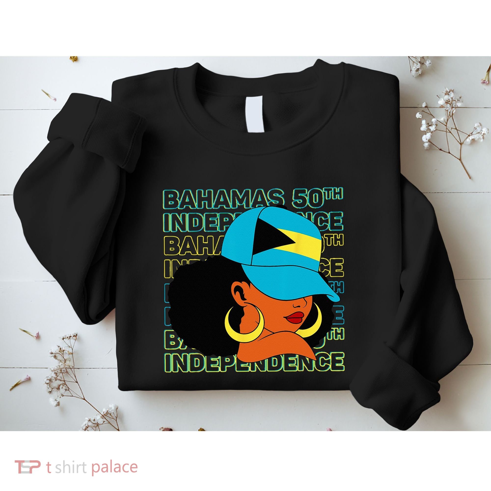 Bahamas 50th Independence Day Bahamian Bahamas Flag Sweatshirt