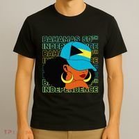 Bahamas 50th Independence Day Bahamian Bahamas Flag T-Shirt thumb 3