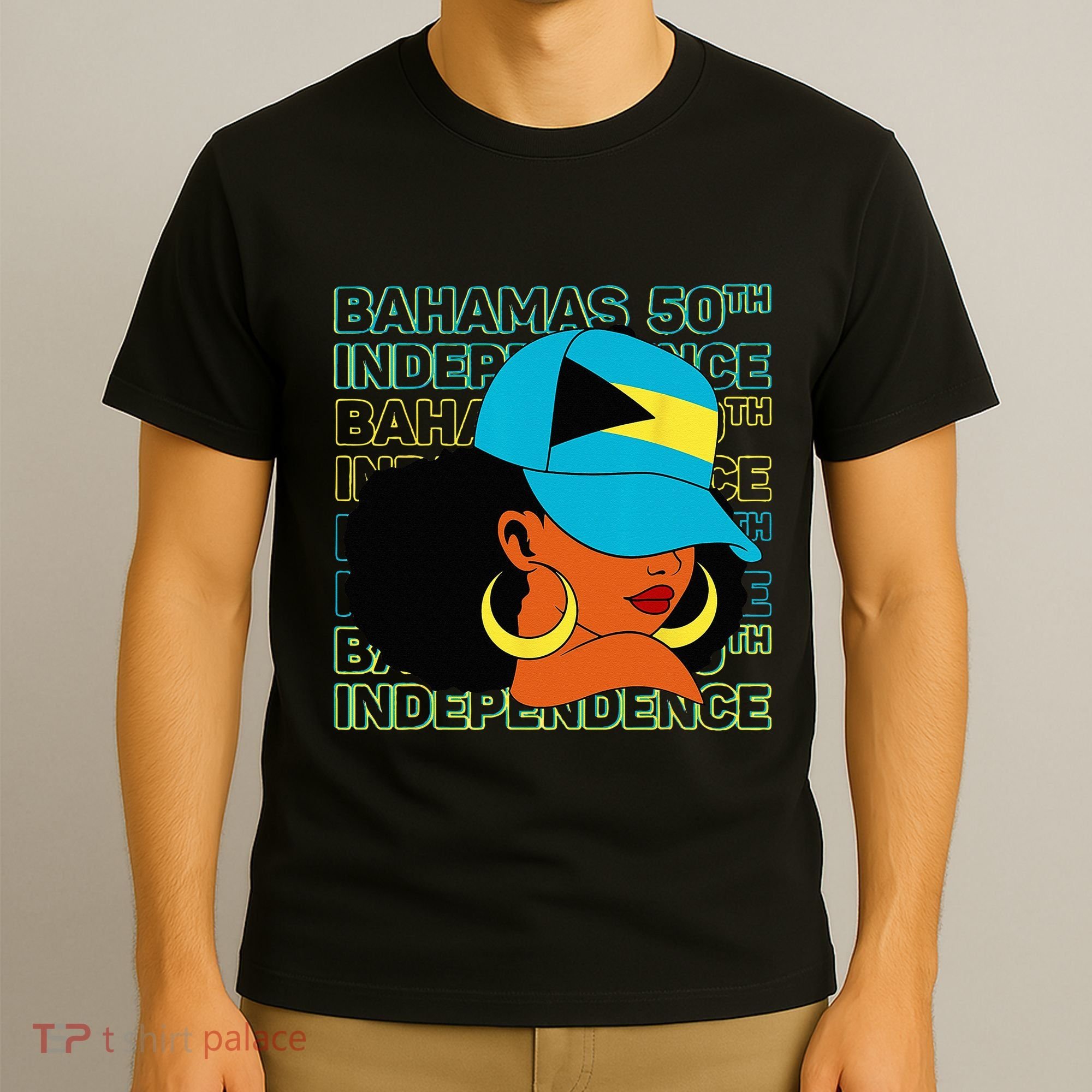 Bahamas 50th Independence Day Bahamian Bahamas Flag T-Shirt