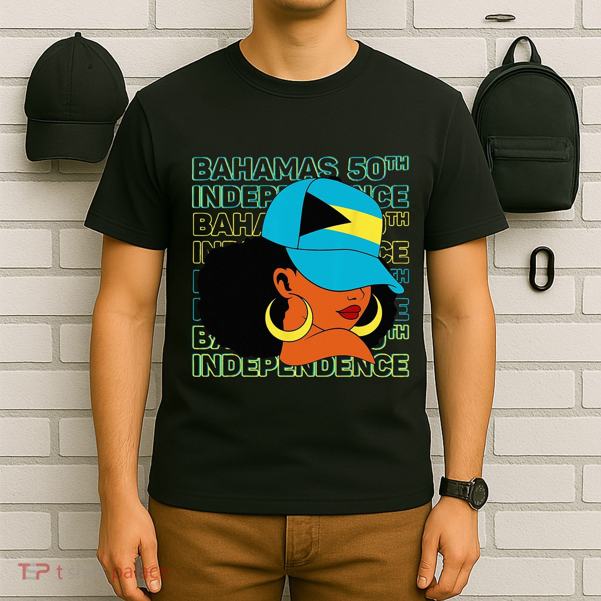 Bahamas 50th Independence Day Bahamian Bahamas Flag T-Shirt