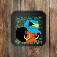 Bahamas 50th Independence Day Bahamian Bahamas Flag Coaster thumb 0