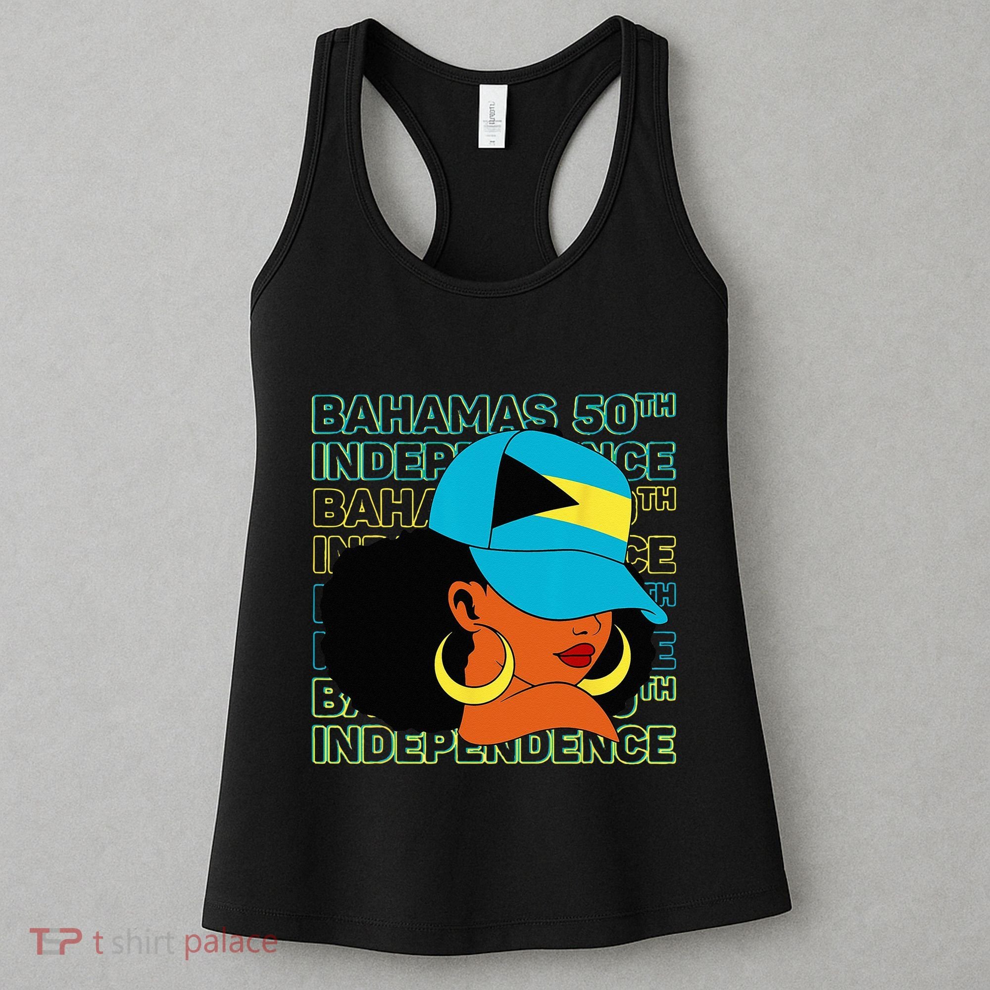 Bahamas 50th Independence Day Bahamian Bahamas Flag Women's Tank Top