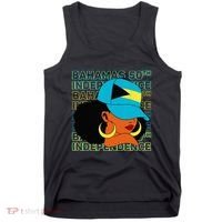 Bahamas 50th Independence Day Bahamian Bahamas Flag Tank Top thumb 0