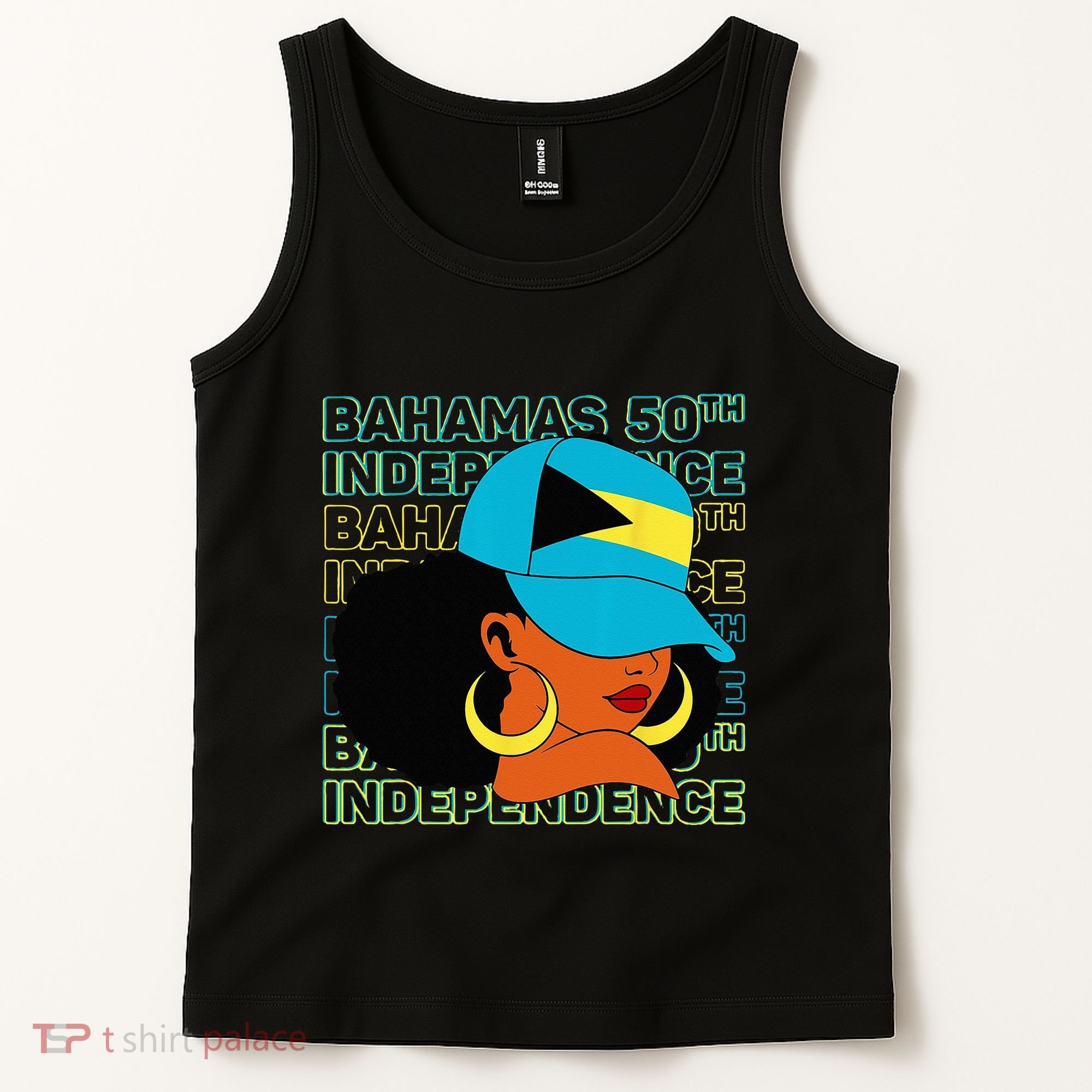 Bahamas 50th Independence Day Bahamian Bahamas Flag Tank Top