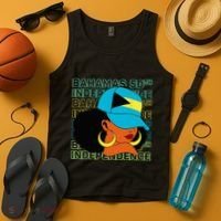 Bahamas 50th Independence Day Bahamian Bahamas Flag Tank Top thumb 4
