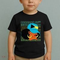 Bahamas 50th Independence Day Bahamian Bahamas Flag Toddler T-Shirt thumb 2