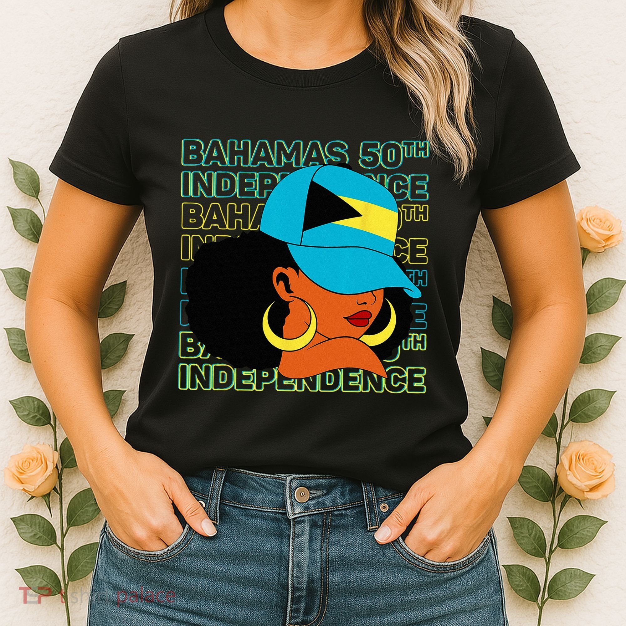 Bahamas 50th Independence Day Bahamian Bahamas Flag Women's T-Shirt
