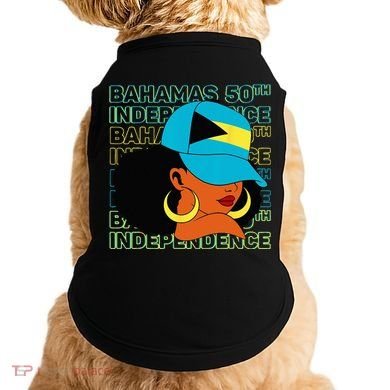 Bahamas 50th Independence Day Bahamian Flag Doggie Tank