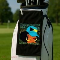 Bahamas 50th Independence Day Bahamian Flag Golf Towel thumb 2