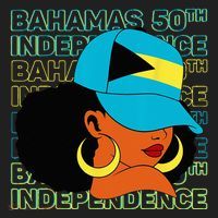 Bahamas 50th Independence Day Bahamian Flag Golf Towel thumb 3
