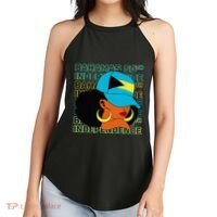 Bahamas 50th Independence Day Bahamian Flag Women's Perfect Tri Rocker Tank thumb 2