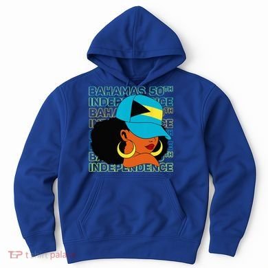 Bahamas 50th Independence Day Bahamian Flag Hoodie