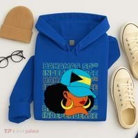 Bahamas 50th Independence Day Bahamian Flag Hoodie thumb 4
