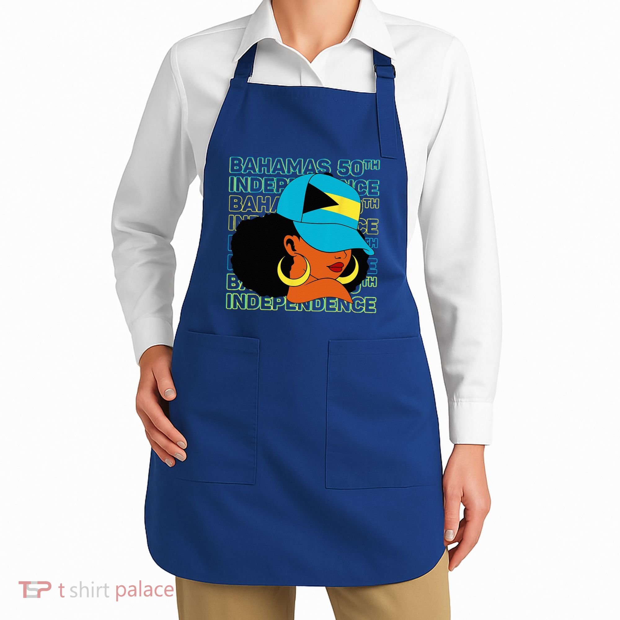 Bahamas 50th Independence Day Bahamian Flag Apron