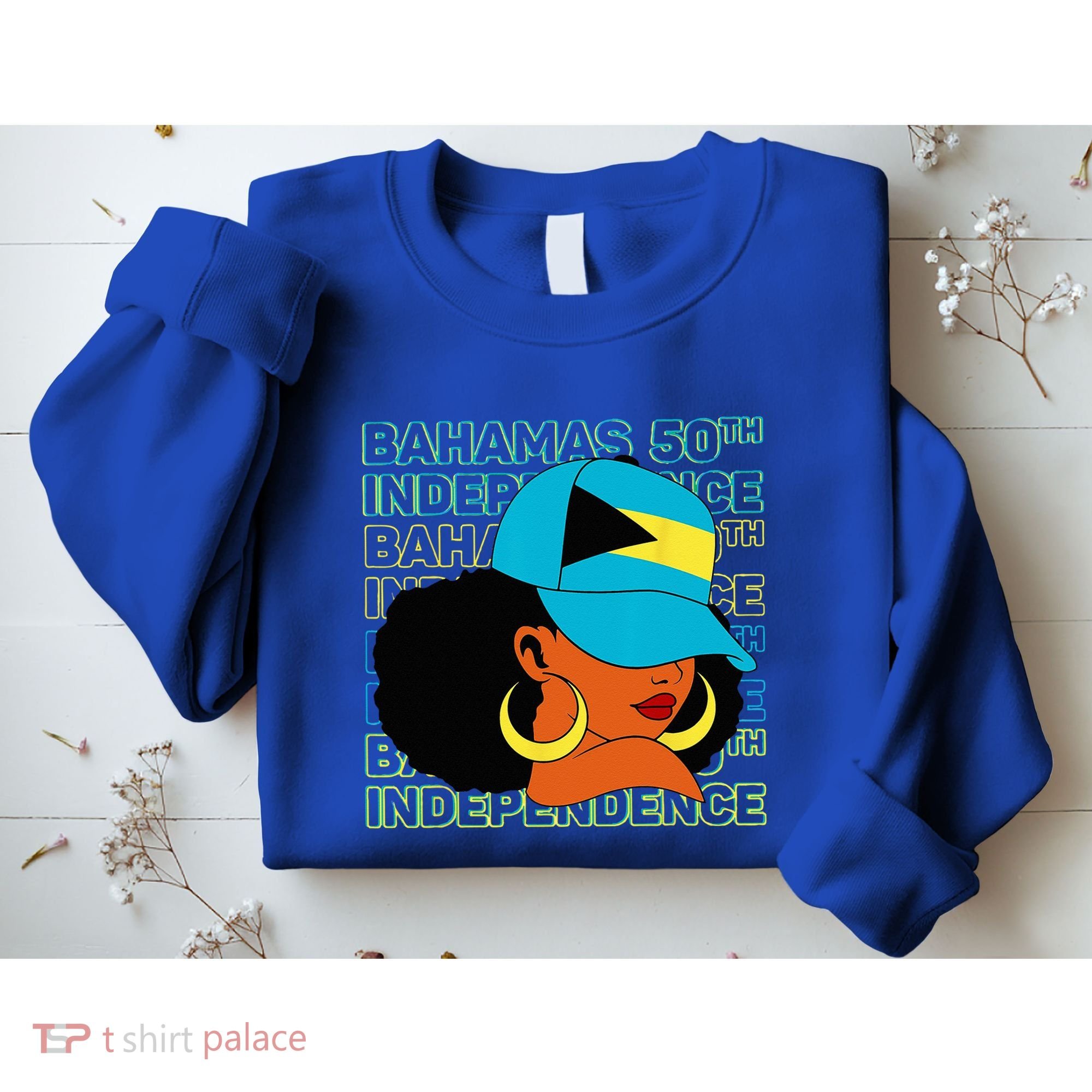 Bahamas 50th Independence Day Bahamian Flag Sweatshirt