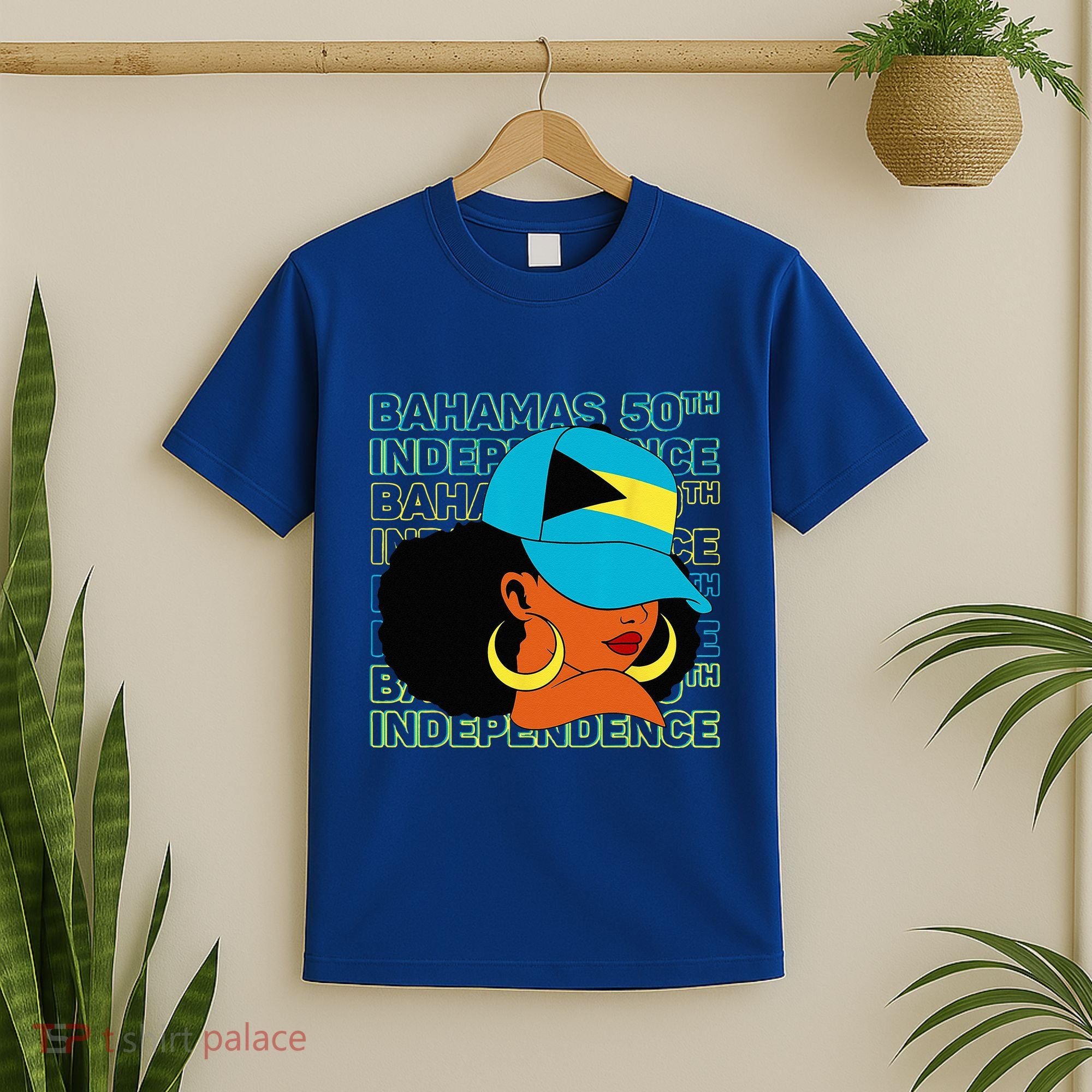 Bahamas 50th Independence Day Bahamian Flag T-Shirt