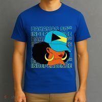 Bahamas 50th Independence Day Bahamian Flag T-Shirt thumb 3