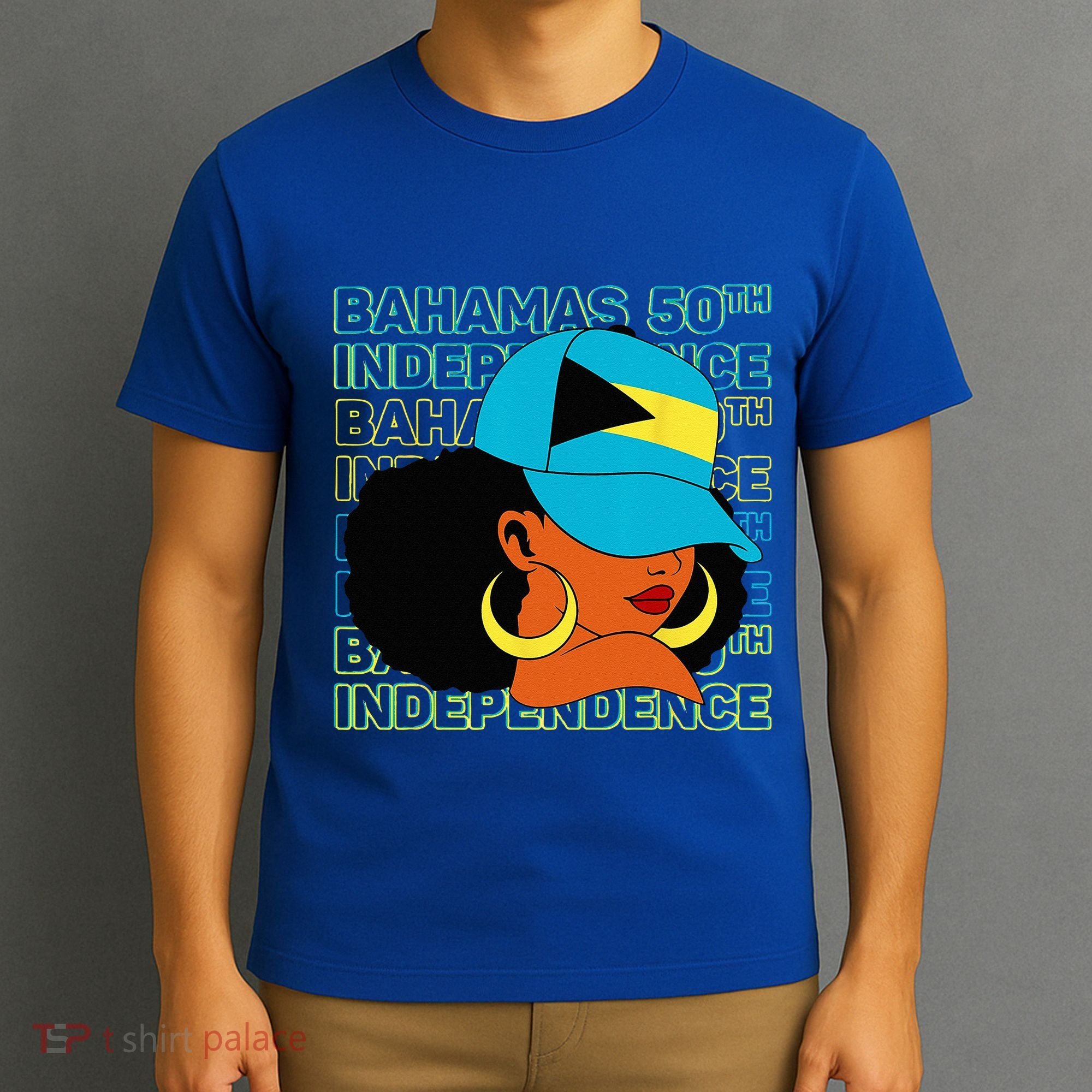 Bahamas 50th Independence Day Bahamian Flag T-Shirt