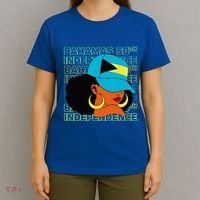 Bahamas 50th Independence Day Bahamian Flag T-Shirt thumb 4