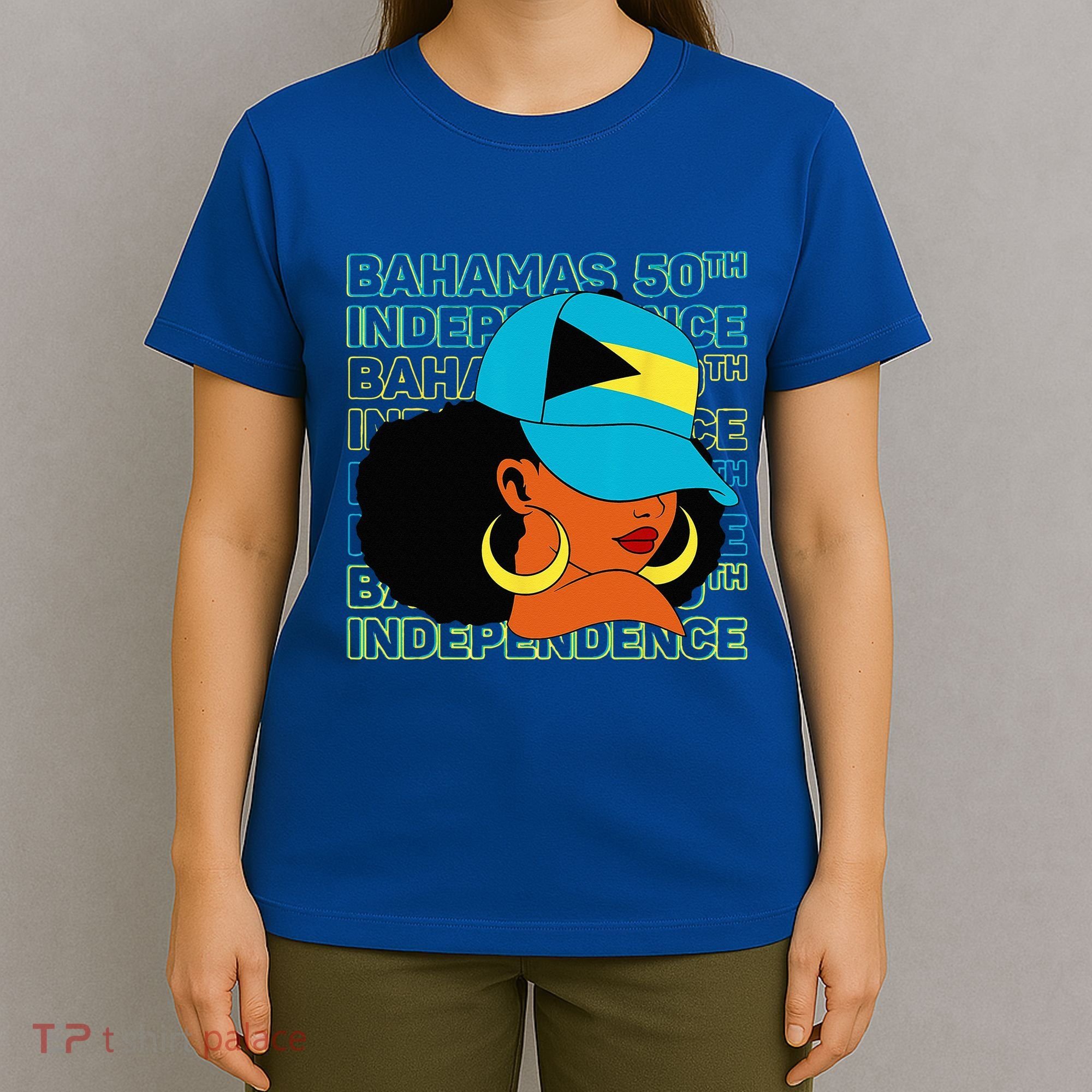 Bahamas 50th Independence Day Bahamian Flag T-Shirt