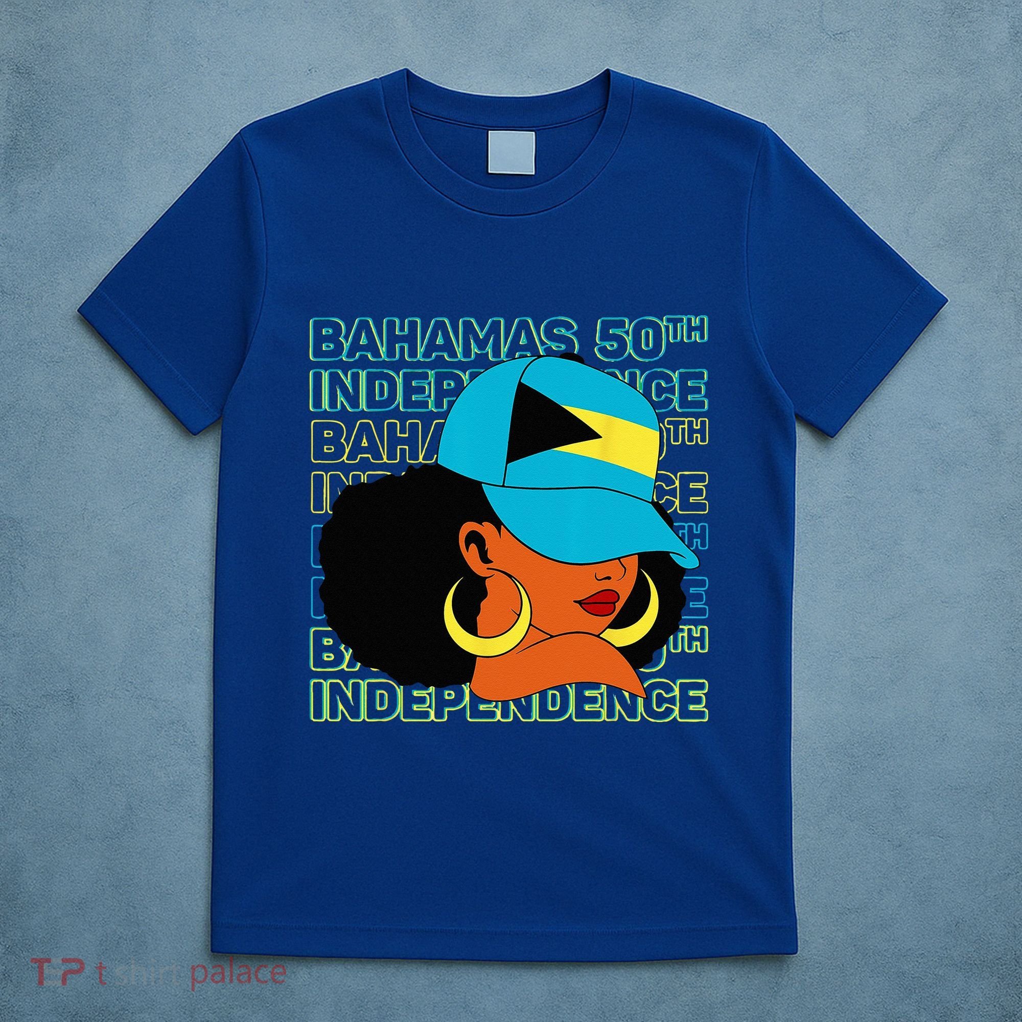 Bahamas 50th Independence Day Bahamian Flag T-Shirt