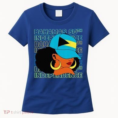 Bahamas 50th Independence Day Bahamian Flag Women's T-Shirt