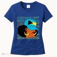 Bahamas 50th Independence Day Bahamian Flag Women's T-Shirt thumb 0