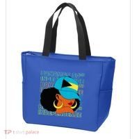 Bahamas 50th Independence Day Bahamian Flag Tote Bag thumb 3