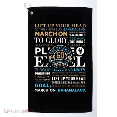 Bahamas 50th Independence Celebration Golf Towel