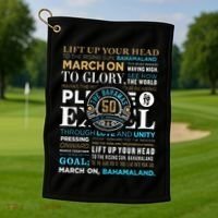 Bahamas 50th Independence Celebration Golf Towel thumb 1