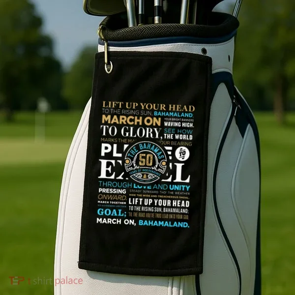 Bahamas 50th Independence Celebration Golf Towel