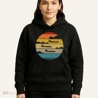 B 52 Stratofortress Silhouette Retro Sunset Airplane B52 Hoodie thumb 5