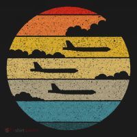 B 52 Stratofortress Silhouette Retro Sunset Airplane B52 Women's Hoodie thumb 2