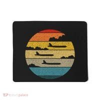 B 52 Stratofortress Silhouette Retro Sunset Airplane B52 Mousepad thumb 0