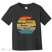 B 52 Stratofortress Silhouette Retro Sunset Airplane B52 Toddler T-Shirt thumb 0