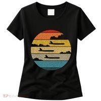 B 52 Stratofortress Silhouette Retro Sunset Airplane B52 Women's T-Shirt thumb 0