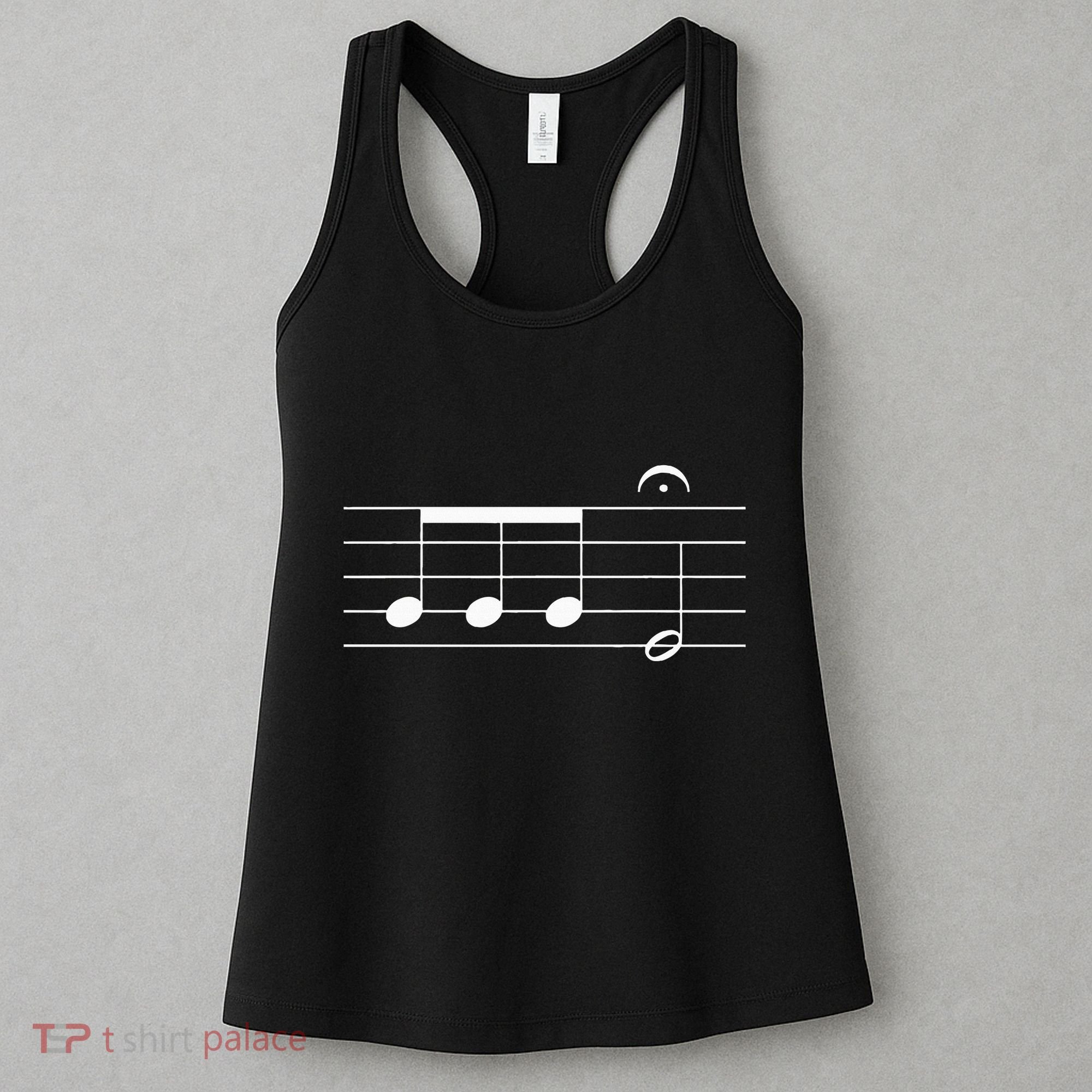 Beethoven 5th Symphony Notes Classical Music Composer Women's Tank Top
