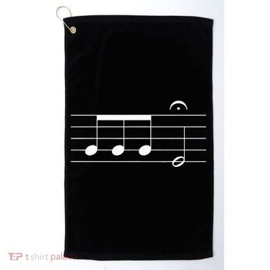 Beethoven 5th Symphony Notes Classical Music Composer Golf Towel