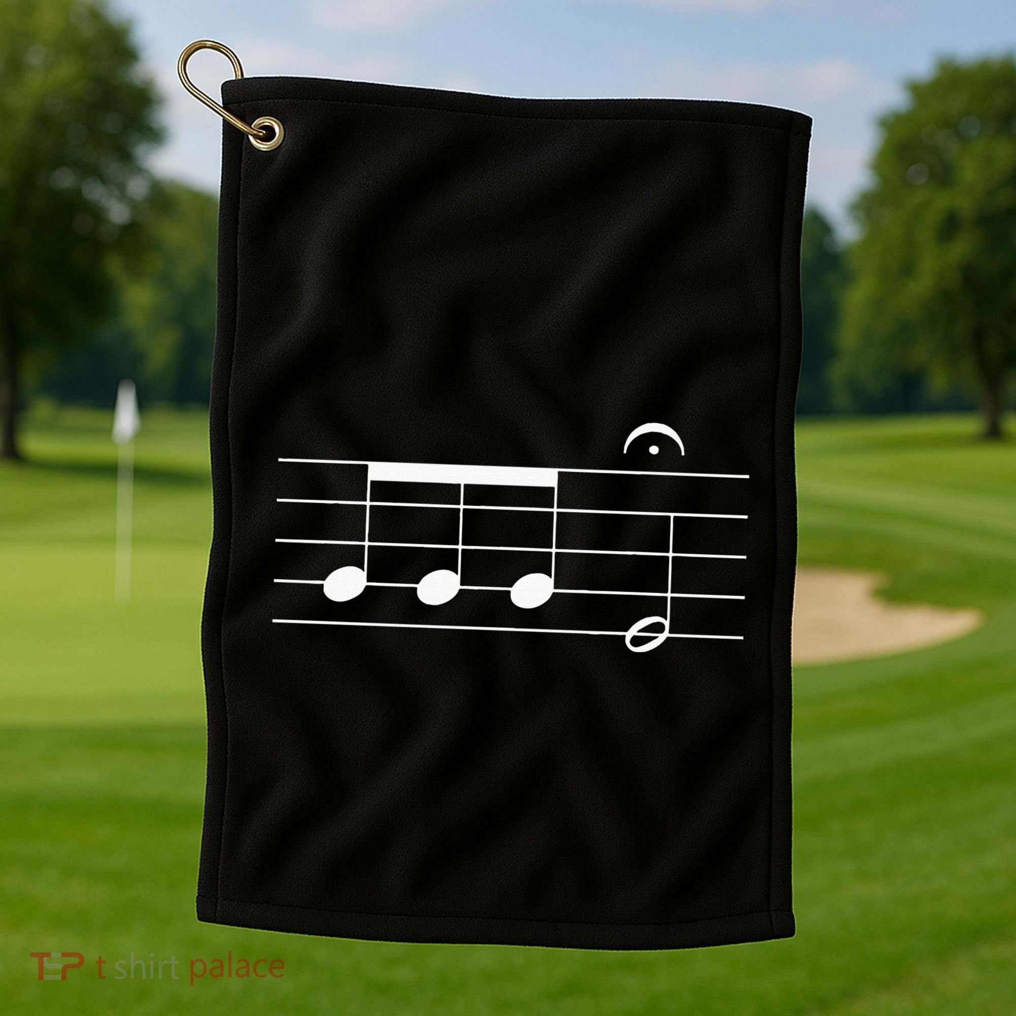 Beethoven 5th Symphony Notes Classical Music Composer Golf Towel