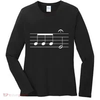 Beethoven 5th Symphony Notes Classical Music Composer Women's Long Sleeve Shirt thumb 0
