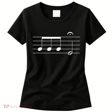 Beethoven 5th Symphony Notes Classical Music Composer Women's T-Shirt