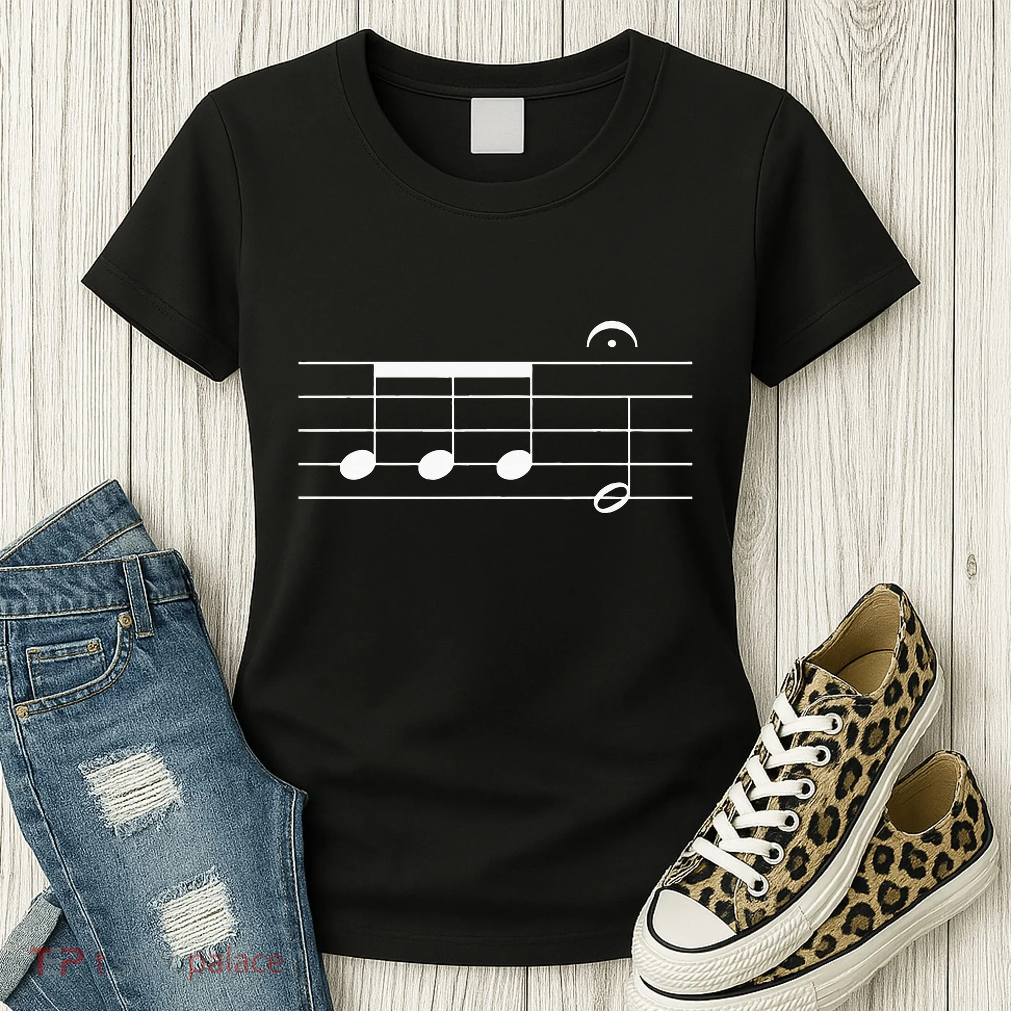 Beethoven 5th Symphony Notes Classical Music Composer Women's T-Shirt