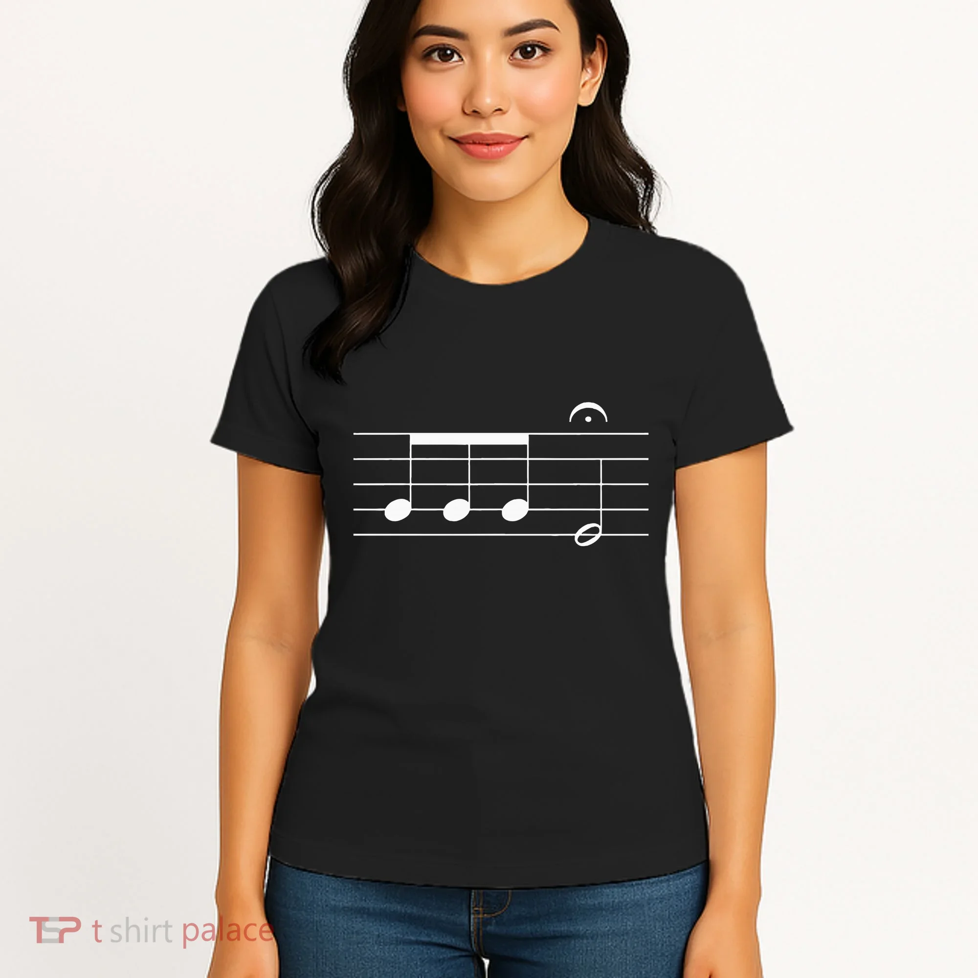 Beethoven 5th Symphony Notes Classical Music Composer Women's T-Shirt