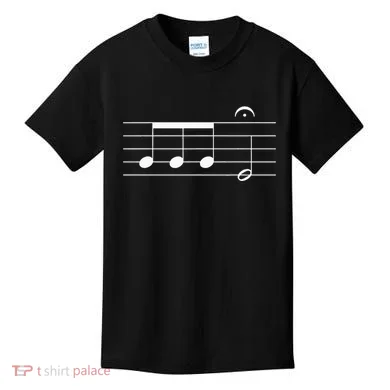 Beethoven 5th Symphony Notes Classical Music Composer Kids T-Shirt