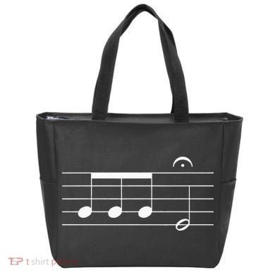 Beethoven 5th Symphony Notes Classical Music Composer Tote Bag