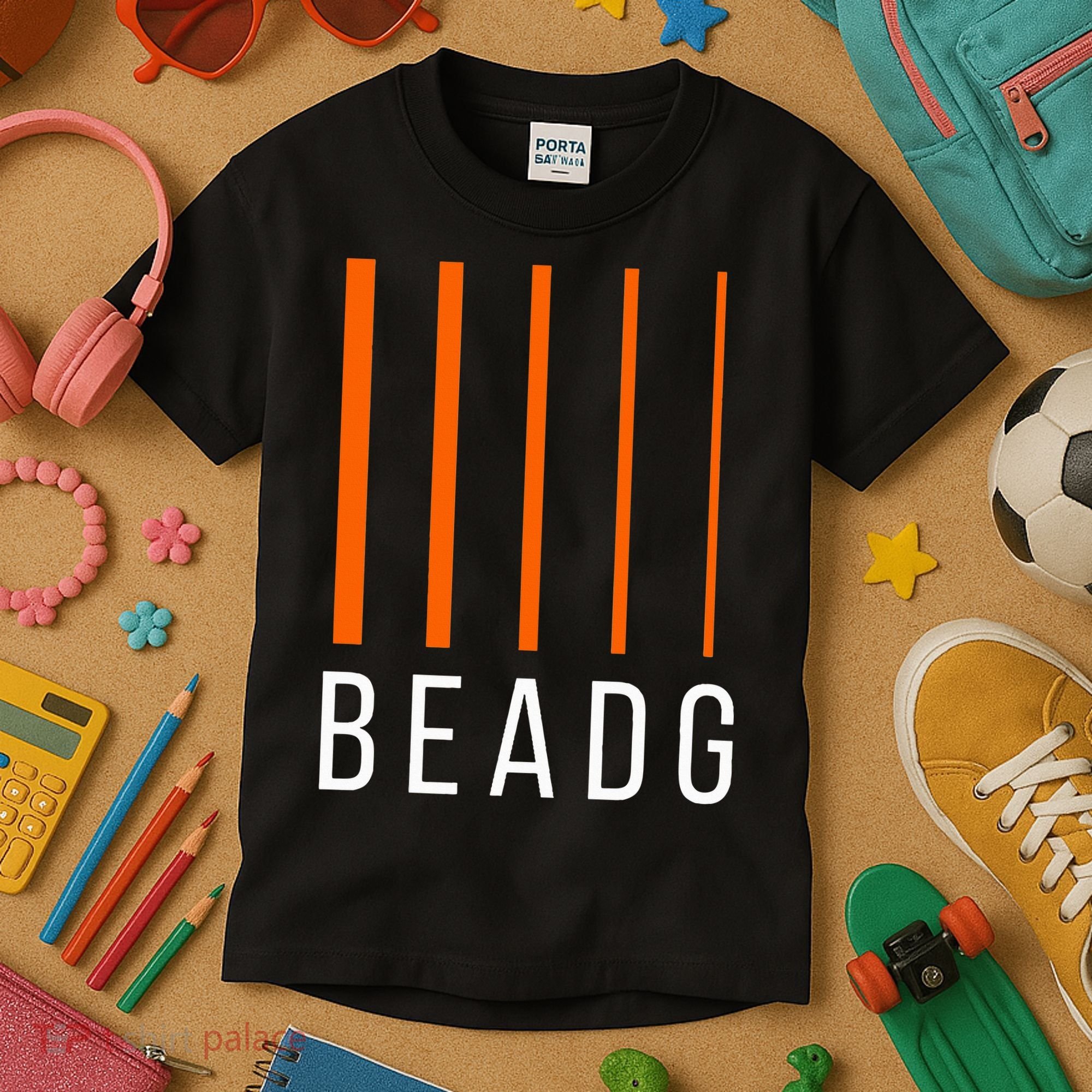 Beadg 5 String Bass Guitar Kids T-Shirt