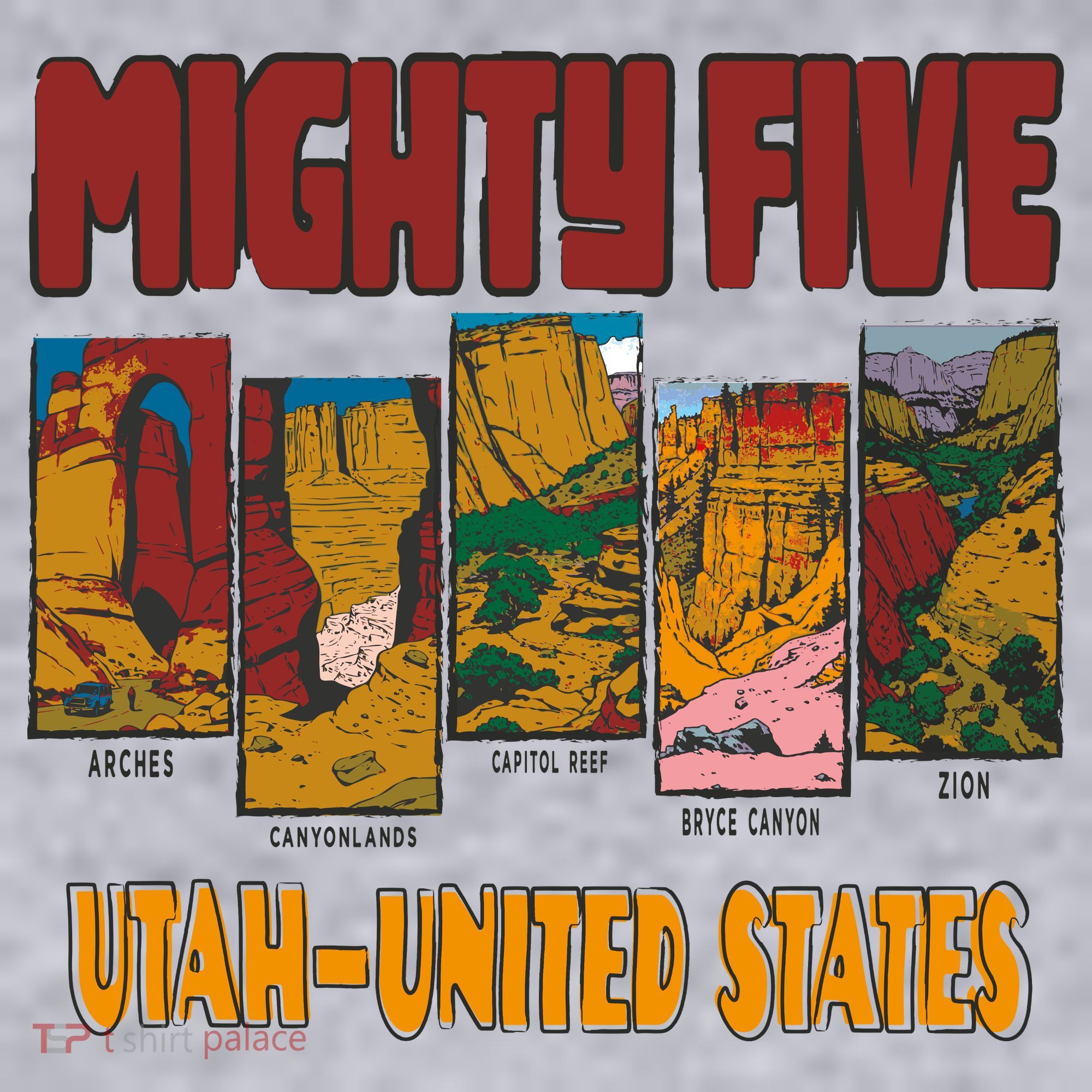 Big 5 Utah Mighty Five National Park Women's Sweatshirt