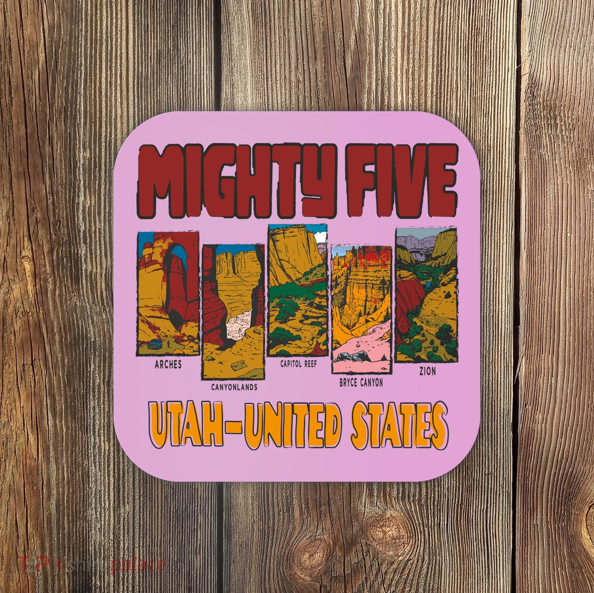 Big 5 Utah Mighty Five National Park Coaster