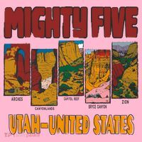 Big 5 Utah Mighty Five National Park Coaster thumb 2